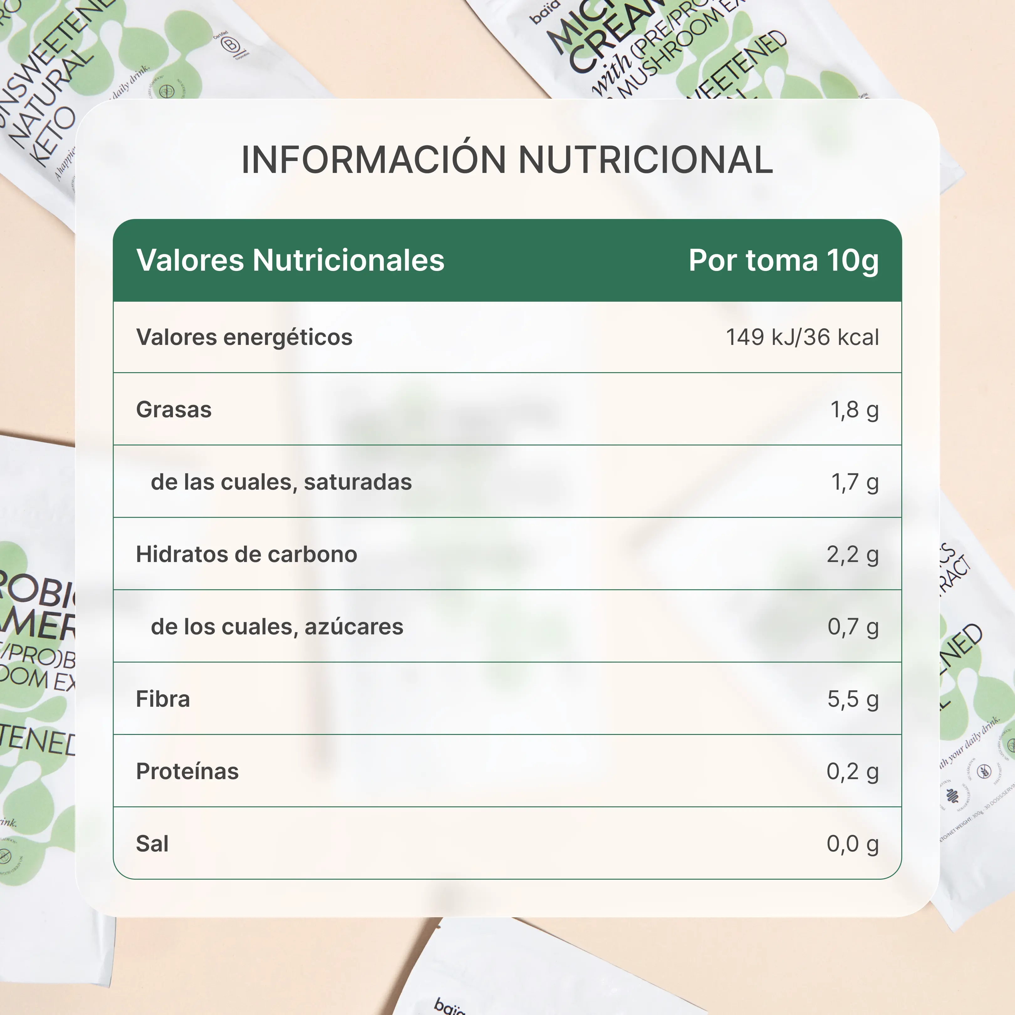 MICROBIOTIC CREAMER® GALLETA DE CANELA - Image 7