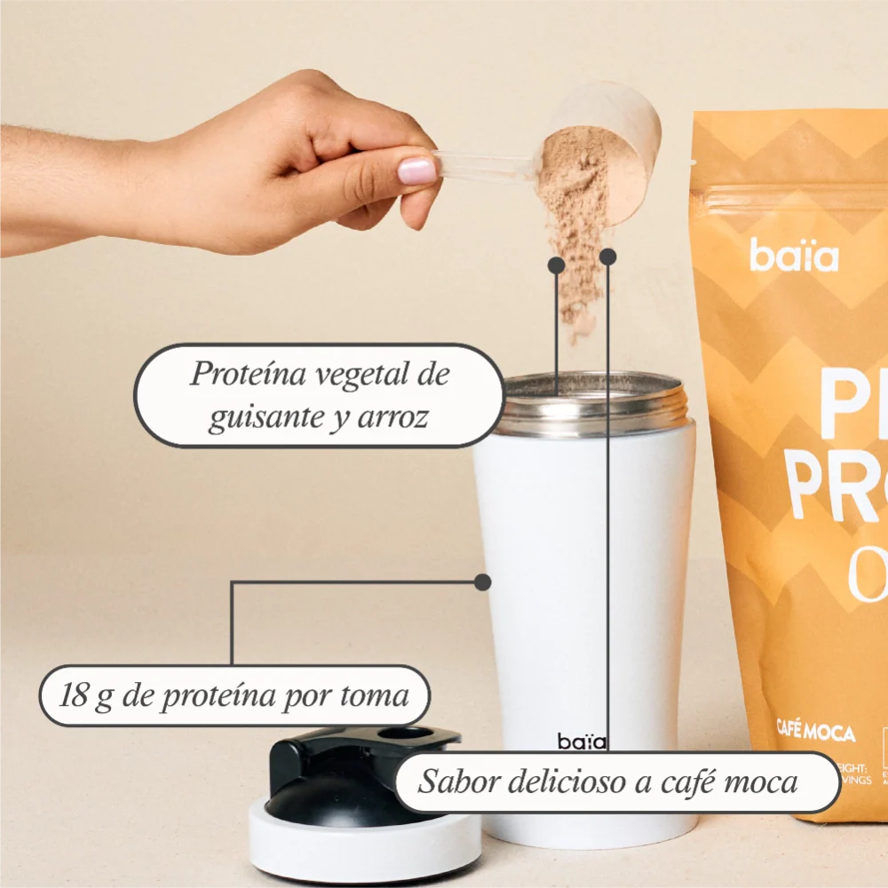 PLANT PROTEIN CAFÉ MOCA 750G - Image 3
