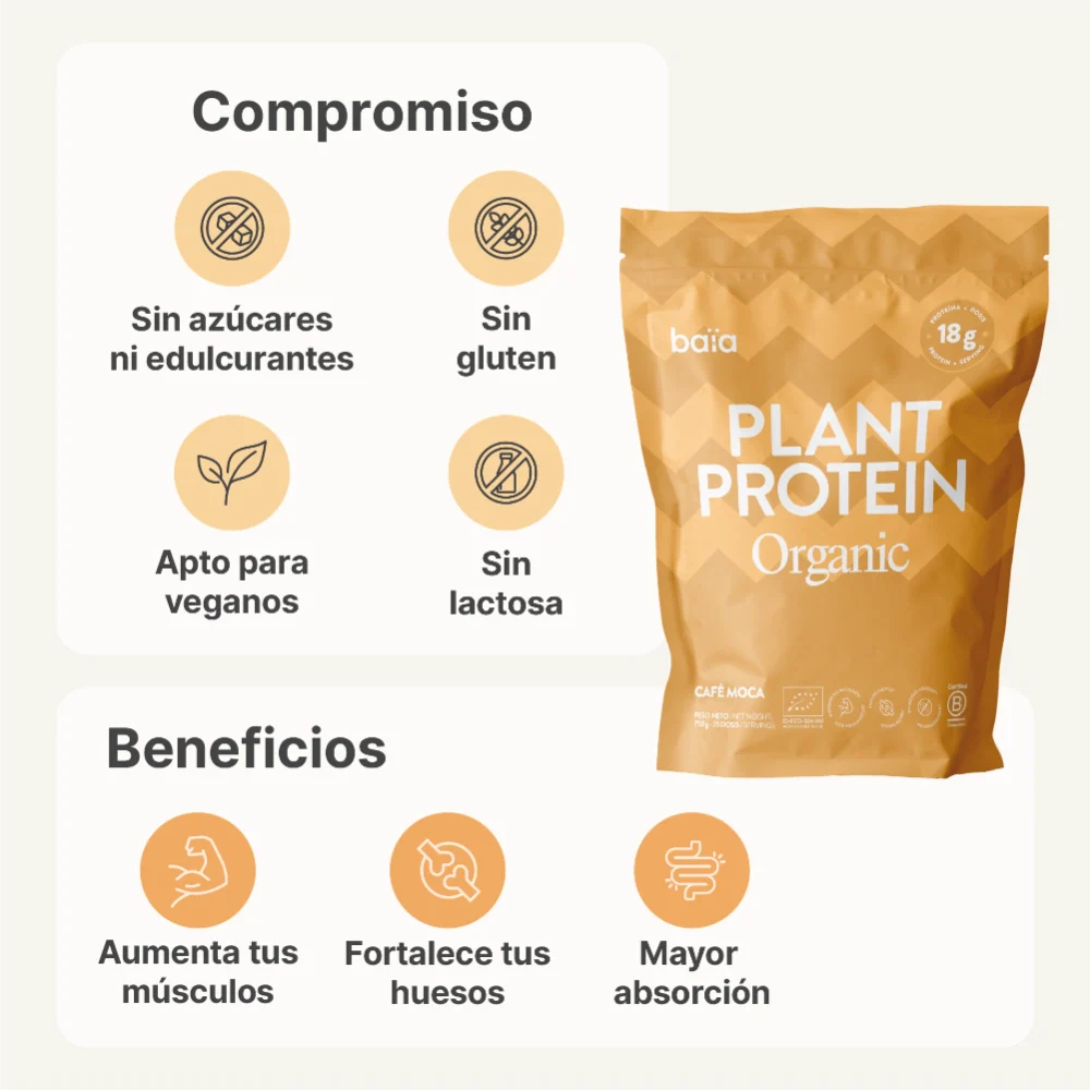 PLANT PROTEIN CAFÉ MOCA 750G - Image 4